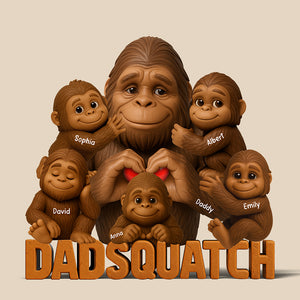 Dadsquatch Acrylic Plaque - Personalized Gifts For Dad 04naqn170525 - Shaped Plaques - GoDuckee