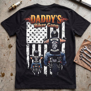 Daddy’s Biker Gang Shirt - Personalized Gift For Dads 01HUDT230526 - Shirts - GoDuckee