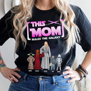 Personalized Gifts For Mom Shirt This Mom Rules The Galaxy 05HTDT220224DAHHHG - 2D Shirts - GoDuckee