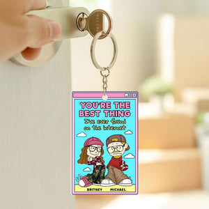 Personalized Gifts For Couple Keychain 02TODT090125HG - Keychains - GoDuckee
