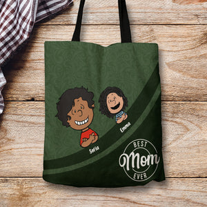 Personalized Gifts For Mom Tote Bag Best Mom Ever 02OHMH070125HH - Tote Bag - GoDuckee