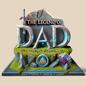 Legend Dad Acrylic Plaque Personalized Gifts For Dad 03HUQN190425 - Shaped Plaques - GoDuckee