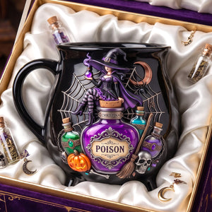 Witch Poison Cauldron Mug - Personalized Gifts For Halloween 05todh220826