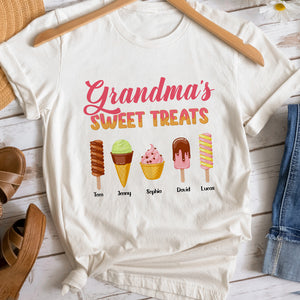 Grandma's Sweet Treats Personalized Shirt Gift For Family - Shirts - GoDuckee