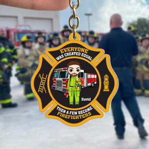 Everyone Was Created Equal, Personalized 02KATN201223HH Keychain - Keychains - GoDuckee