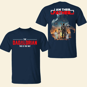 The Galaxy Dad Shirt - Personalized Gifts For Father 05XQQN020525HHHG - Shirts - GoDuckee