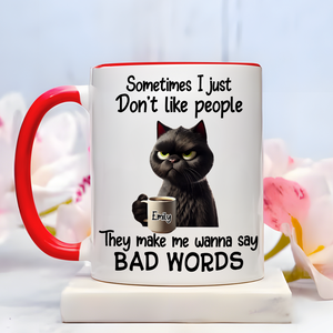 Personalized Gifts For Coworker Coffee Mug Bad Words 03xqpu150125 - Coffee Mug - GoDuckee