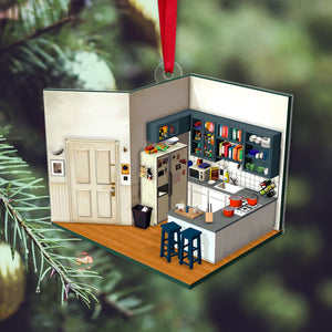 TV Sitcom Fan Acrylic Custom Shape Ornament 04natn221123 - Ornament - GoDuckee