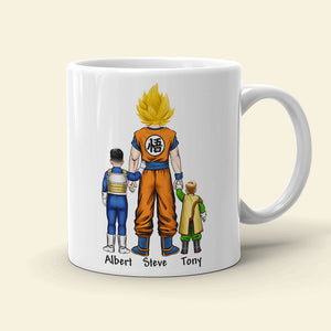 Dad, We Love You Over 9000, Personalized Mug, Gift For Dad, 04hupo010623hh - Coffee Mug - GoDuckee