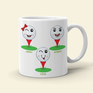 Best Dad By Par Personalized MUg, Gift For Father's Day - Coffee Mug - GoDuckee