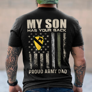 Proud Military Dad 07QHQN240423 Personalized Tshirt Hoodie Sweatshirt - Shirts - GoDuckee