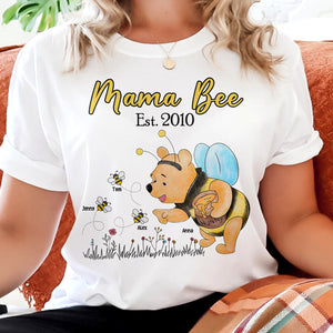 Personalized Gifts For Mom Shirt Mama Bee 061httn020424 - 2D Shirts - GoDuckee