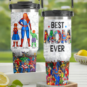 Personalized Gifts For Mom Tumbler Cup Mother's Day Super Mom 02QHQN290325PA - Tumbler Cup - GoDuckee
