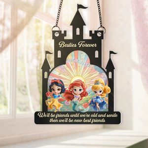 Personalized Gifts For Friend Suncatcher Ornament, Princess Lovers 04TGPU080725 - Ornament - GoDuckee
