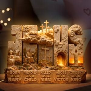 Praise The Lord Jesus Christ Light Box - Easter Gifts For Christians 07qhqn290126 - Light Box - GoDuckee