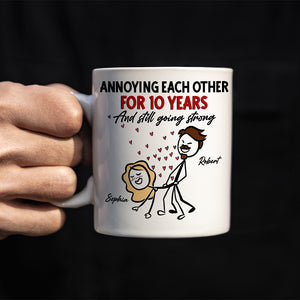 Romantic Couple, Forever In Love, Personalized Coffee Mug, A Timeless Gift For Couples, - Coffee Mug - GoDuckee