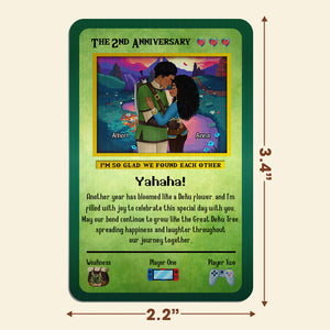 Personalized Gifts For Couple Love Game Aluminum Wallet Card Valentine 03XQQN051224HG - Wallet Card - GoDuckee