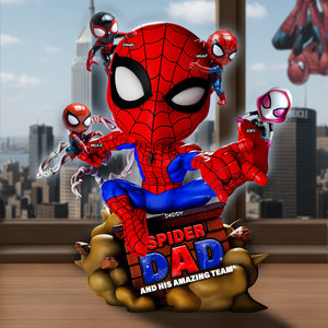 Spider Dad Acrylic Plaque - Personalized Gifts For Father 01NALU130525 - Shaped Plaques - GoDuckee
