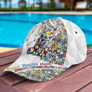 Personalized Gifts For Autism Mom Classic Cap, Cute Character 02TGMH210325 - Caps - GoDuckee