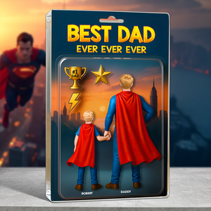 Super Dad Plaque - Personalized Gifts For Dad 01hupu290425 - Shaped Plaques - GoDuckee