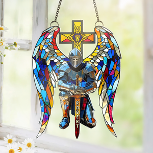 Armor of God Suncatcher Ornament- Personalized Gifts For Christian 06TGPU080725 - Ornament - GoDuckee