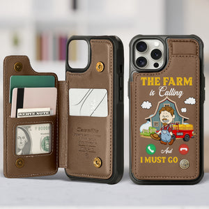 Personalized Gifts For Farmers Leather Flip Wallet Phone Case 04ohtn210225hg - Phone Case - GoDuckee