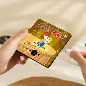 Custom Music Fridge Magnet For Couple Cartoon Characters 03TOLU211224HG - Fridge Magnet - GoDuckee