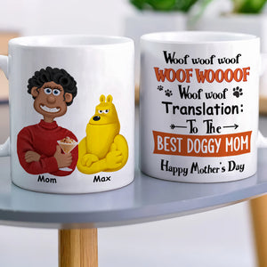 Personalized Gifts For Dog Mom Coffee Mug 01ohtn070325pa Best Doggy Mom - Coffee Mug - GoDuckee
