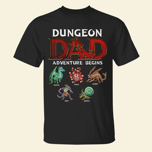Personalized Gifts For Dad Shirt Adventure Begins 04naqn190224 - 2D Shirts - GoDuckee