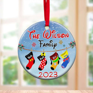 Family 04natn091023, Personalized Ornament - Ornament - GoDuckee