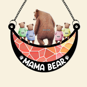 Personalized Gifts For Mom Suncatcher Window Hanging Ornament 03naqn250424 - Ornaments - GoDuckee