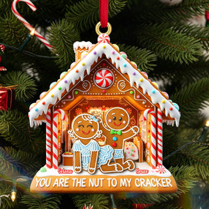 Personalized Gifts For Christmas, Naughty Couple Gingerbread Custom Shape Acrylic Ornament 02pgmg180925 - Ornament - GoDuckee