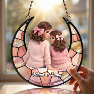 The Most Amazing Mom In The World Suncatcher - Custom Photo Gifts For Mothers 01pgtn280326 - Ornament - GoDuckee