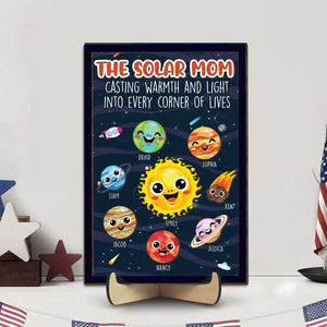 Personalized Gifts For Mom Wood Sign Solar Mom 05topu080324 - Wood Signs - GoDuckee