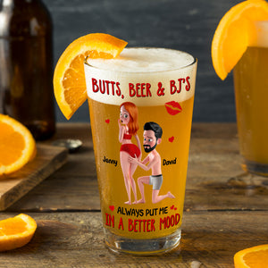 Put Me In A Better Mood Beer Glass - Personalized Funny Gifts For Couple 04natn180725hg - Beer Glasses - GoDuckee
