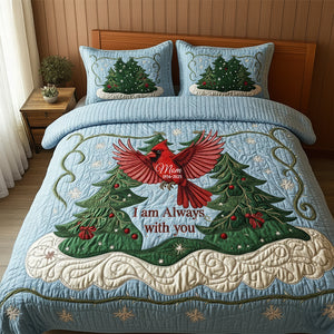 Cardinal Memorial Quilt Bedding Set – Personalized Gifts For Loved Ones In Heaven 05tgqn021025 - Blanket - GoDuckee