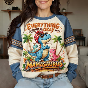 Cute Mom And Kids Shirt - Personalized Gifts For Mom 01PALU280226 - AOP Products - GoDuckee