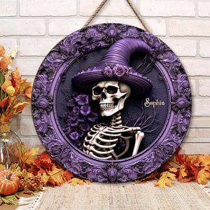 Halloween Skull Wood Sign, Home Decoration 02TOTN290824 - Wood Sign - GoDuckee