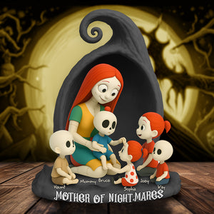 Personalized Gifts For Mom Plaque Mother's Day Mother Of Nightmares 02OHLU050425 - Shaped Plaques - GoDuckee
