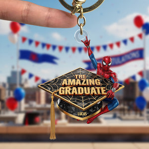 The Amazing Graduate - Personalized Gifts For Graduate 05ohtn120625 - Keychains - GoDuckee