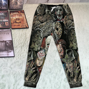 Gifts For Horror Movie Fan Sweatpants Joggers For Fans 02ACDT210325 - Shorts and Pants - GoDuckee