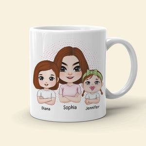 I Used To Be Cool Now I Just Argue With Miniature Versions Of Myself- Personalized Coffee Mug- Gift For Mom- Mom And Kid Coffee Mug - Coffee Mug - GoDuckee