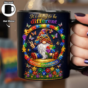 Gnome Puzzle Magic Coffee Mug - Personalized Gift for Autistic 01TOTA020426 - Coffee Mug - GoDuckee