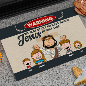 Personalized Gifts For Family Jesus Doormat 01OHMH150125HH - Doormat - GoDuckee