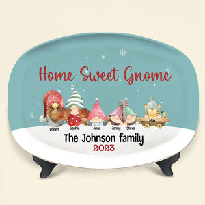 Happy Family, Life Is Better With Grandkids, Personalized Resin Plate, Gifts For Family, Unique Christmas Gifts, Xmas Home Decor - Resin Plate - GoDuckee