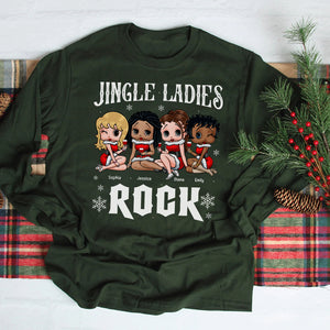Jingle Ladies- Personalized Sweatshirt-Gift For Besties-05htqn091023hh - Shirts - GoDuckee