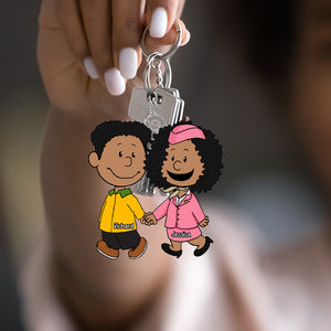 Personalized Gifts For Couple Keychain, Custom Job Costume 01qhqn130125hg - Keychains - GoDuckee