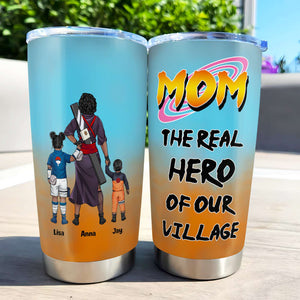 Personalized Gifts For Mom Tumbler Mother's Day Ninja Mom And Kids 03OHMH220225PA - Tumbler Cup - GoDuckee