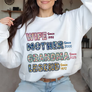 Custom Year Mom Shirt - Personalized Gift For Mom 03XQLU260325 - Shirts - GoDuckee