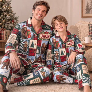 Big Foot Pajama Set - Personalized Gifts For Christmas 04hadh070926 - Pajama Set - GoDuckee